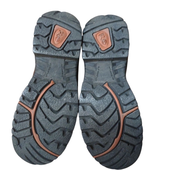 Timberland Pro Womens Titan Brown Leather Oxford Powerfit Work Shoes sz 8W - Picture 11 of 13